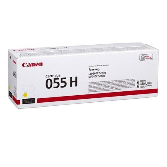 Canon 055H (3017C002/3017C004) originaaltooner kollane