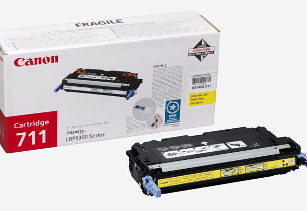 Canon 711 (1657B002) originaaltooner kollane