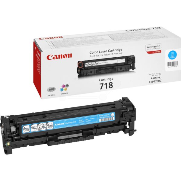 Canon 718 (2661B002/2661B014) originaaltooner tsüaan