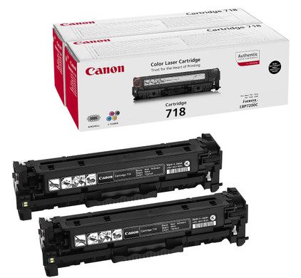 Canon 718 (2662B005/2662B017) originaaltooner must