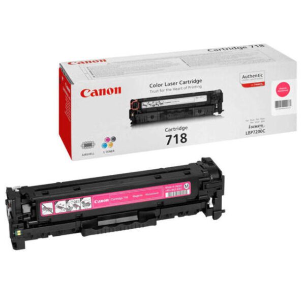 Canon 718 (2660B002/2660B014) originaaltooner magenta