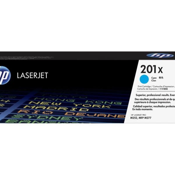 HP No.201X (CF401X) originaaltooner tsüaan