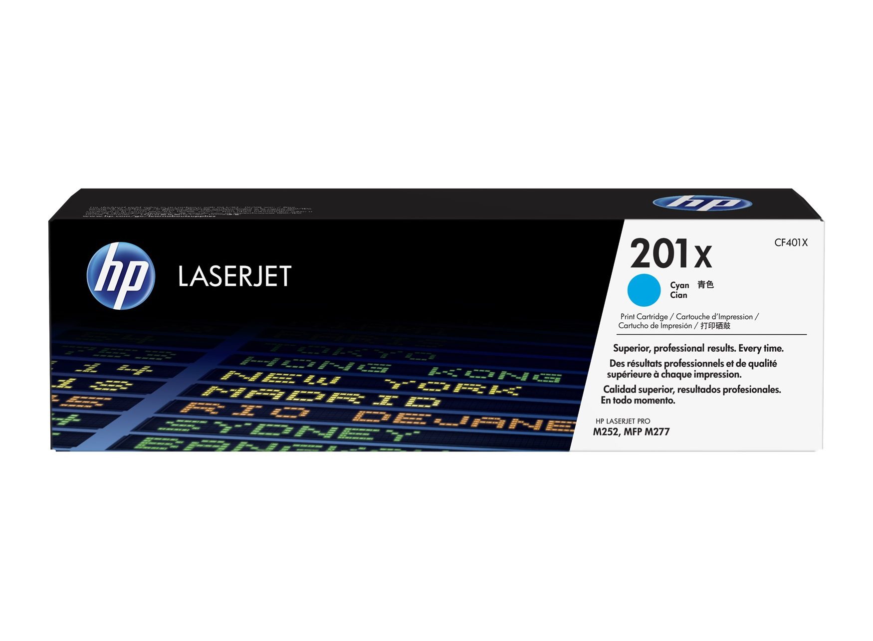 HP No.201X (CF401X) originaaltooner tsüaan