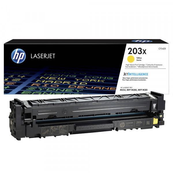 HP No.203X (CF542X) originaaltooner kollane