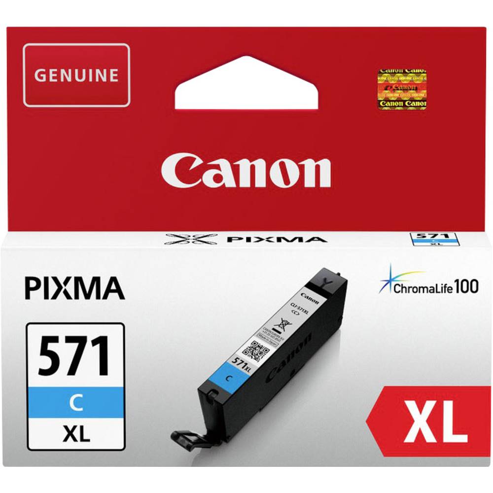 Canon CLI-571XL (0332C001) originaaltindikassett tsüaan