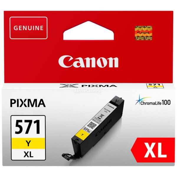 Canon CLI-571XL (0334C001) originaaltindikassett kollane