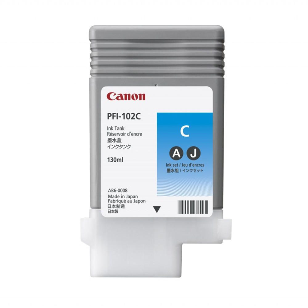 Canon PFI-102C (0896B001) originaaltindikassett tsüaan