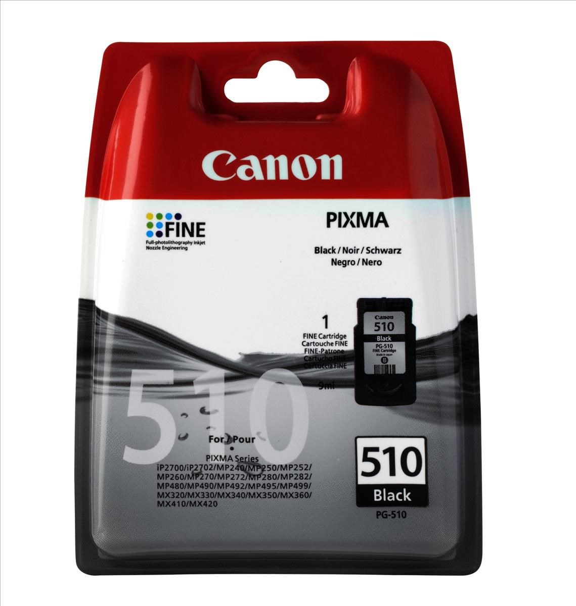 Canon PG-510 originaaltindikassett must
