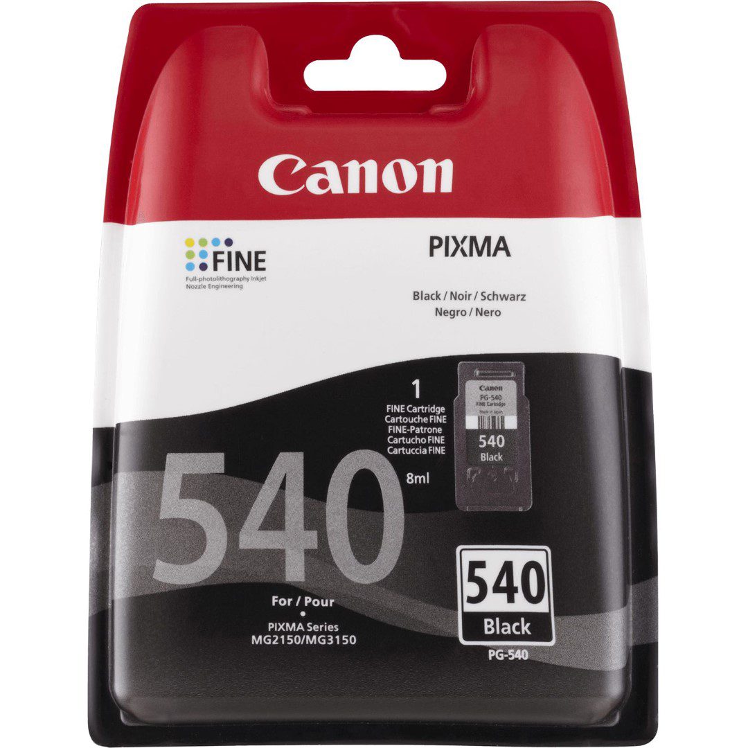 Canon PG-540 originaaltindikassett must