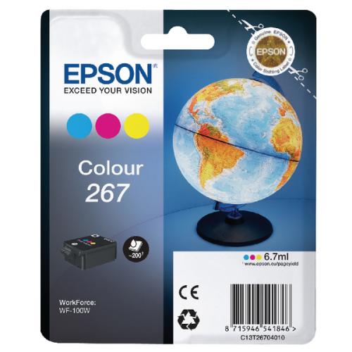 Epson T2670 (C13T26704010) C/M/Y 200p. originaaltindikassett värviline