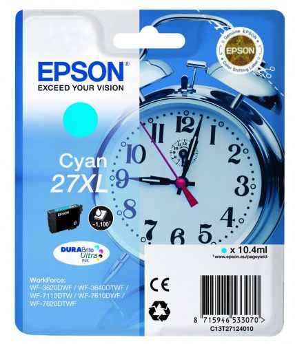 Epson T27XL (C13T27124012) originaaltindikassett tsüaan