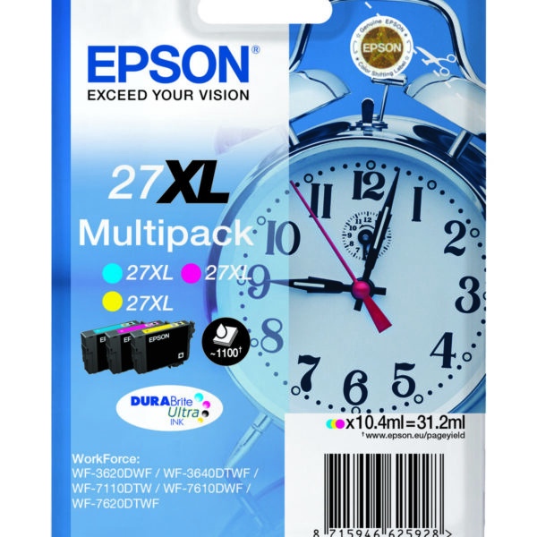 Epson T27XL (C13T27154012) originaaltindikassett värviline
