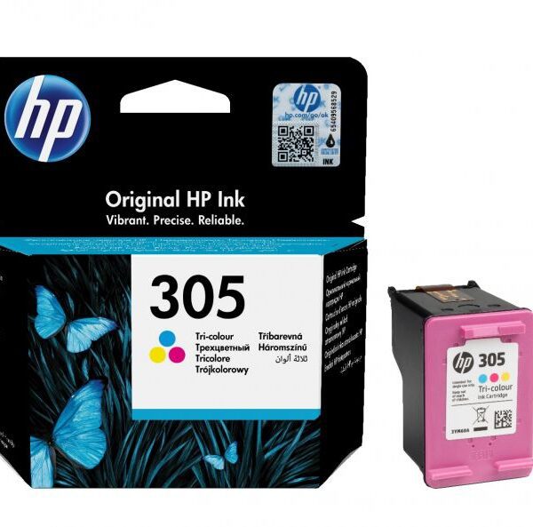 HP No.305 (3YM60AE) originaaltindikassett must