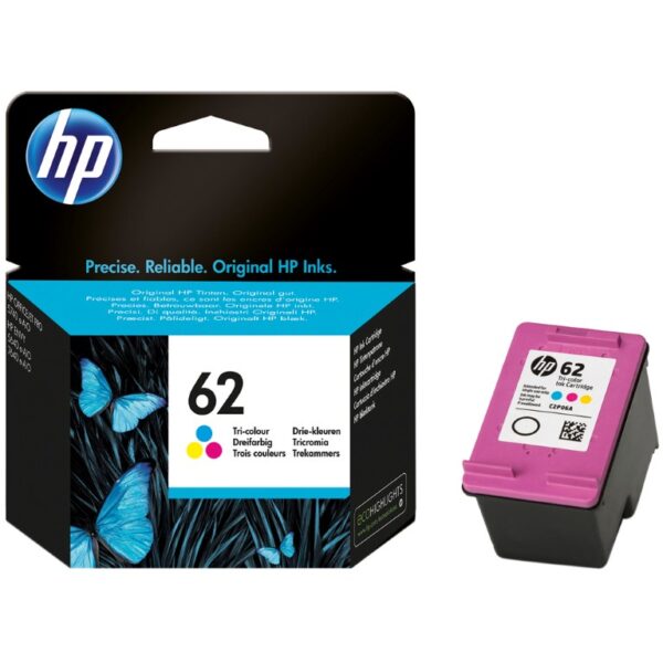 HP No.62 (C2P06AE) originaaltindikassett värviline
