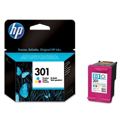 HP No.301 (CH562EE) originaaltindikassett värviline