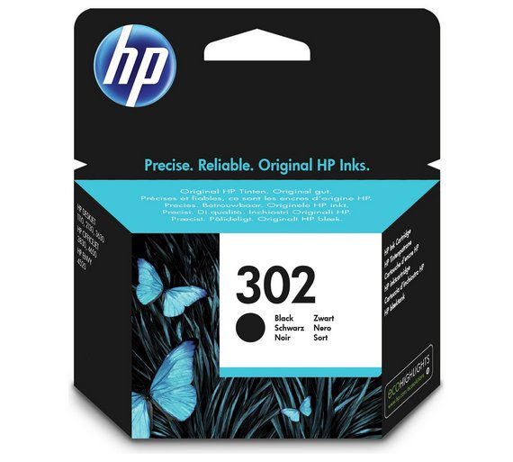 HP No.302A (F6U66AE) originaaltindikassett must