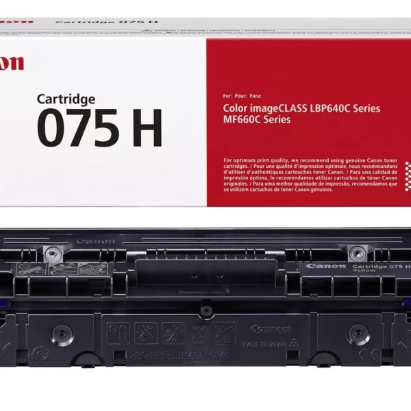 Canon 075H (6366C002) originaaltooner kollane