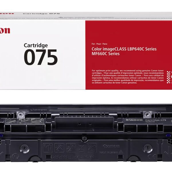 Canon 075 (6362C002) originaaltooner kollane