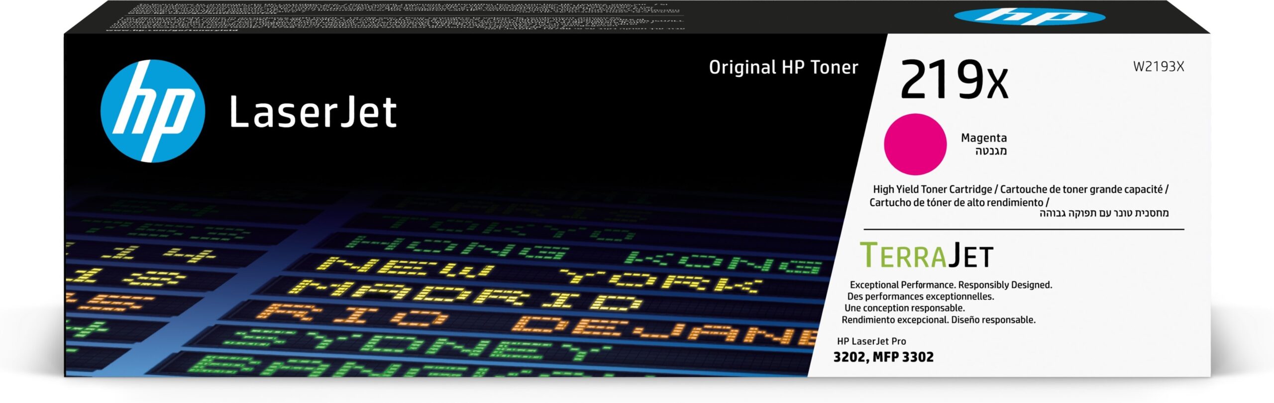 HP No.219X (W2193X) originaaltooner magenta