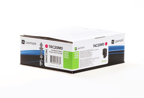 Lexmark 74C20M0 originaaltooner magenta