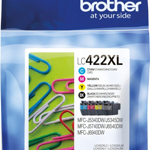 Brother LC422XLVAL CMYK originaaltindikassett