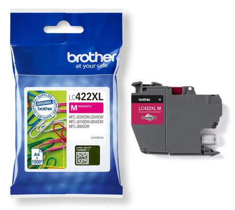 Brother LC422XL originaaltindikassett magenta