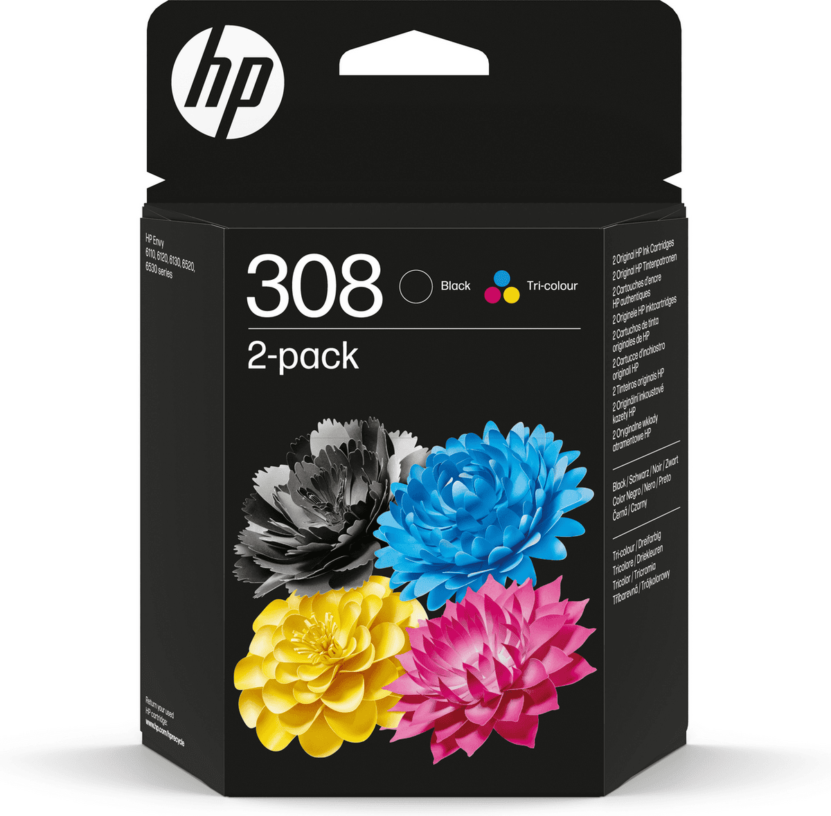 HP No.308 (6L6S6UE) multipack CMYK originaaltindikassett