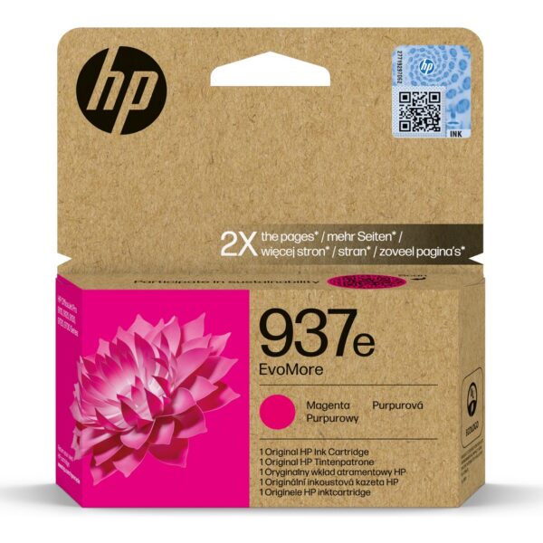 HP Ink No.937E (4S6W7NE) originaaltindikassett magenta