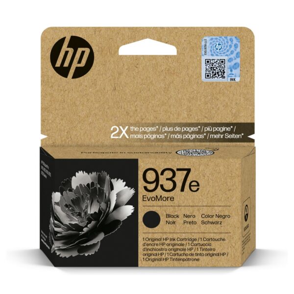 HP Ink No.937E (4S6W9NE) originaaltindikassett must