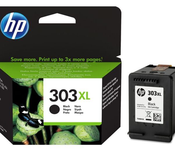 HP No.303XL (T6N04AE) originaaltindikassett must