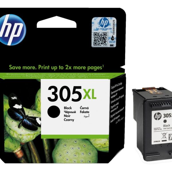 HP No.305XL (3YM62AE) originaaltindikassett must