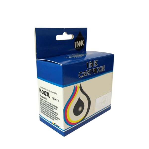 HP No. 302XL (F6U67AE) Reman. analoogtindikassett magenta