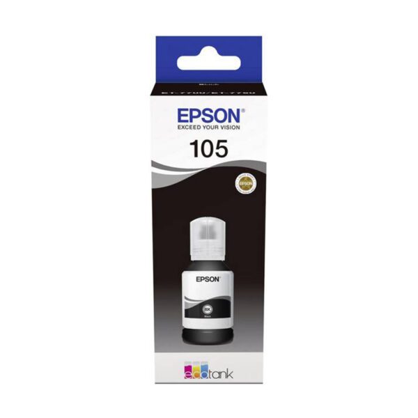 Epson Ink Epson 105 (C13T00Q140) originaaltindikassett must