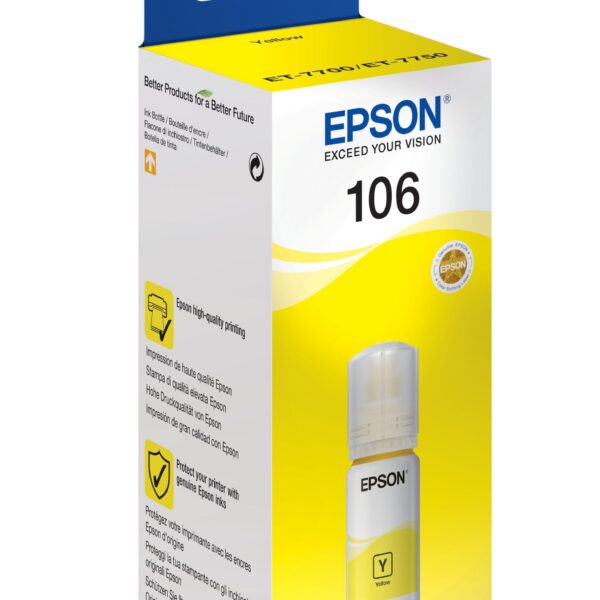 Epson Ink Epson 106 (C13T00R440) originaaltindikassett kollane