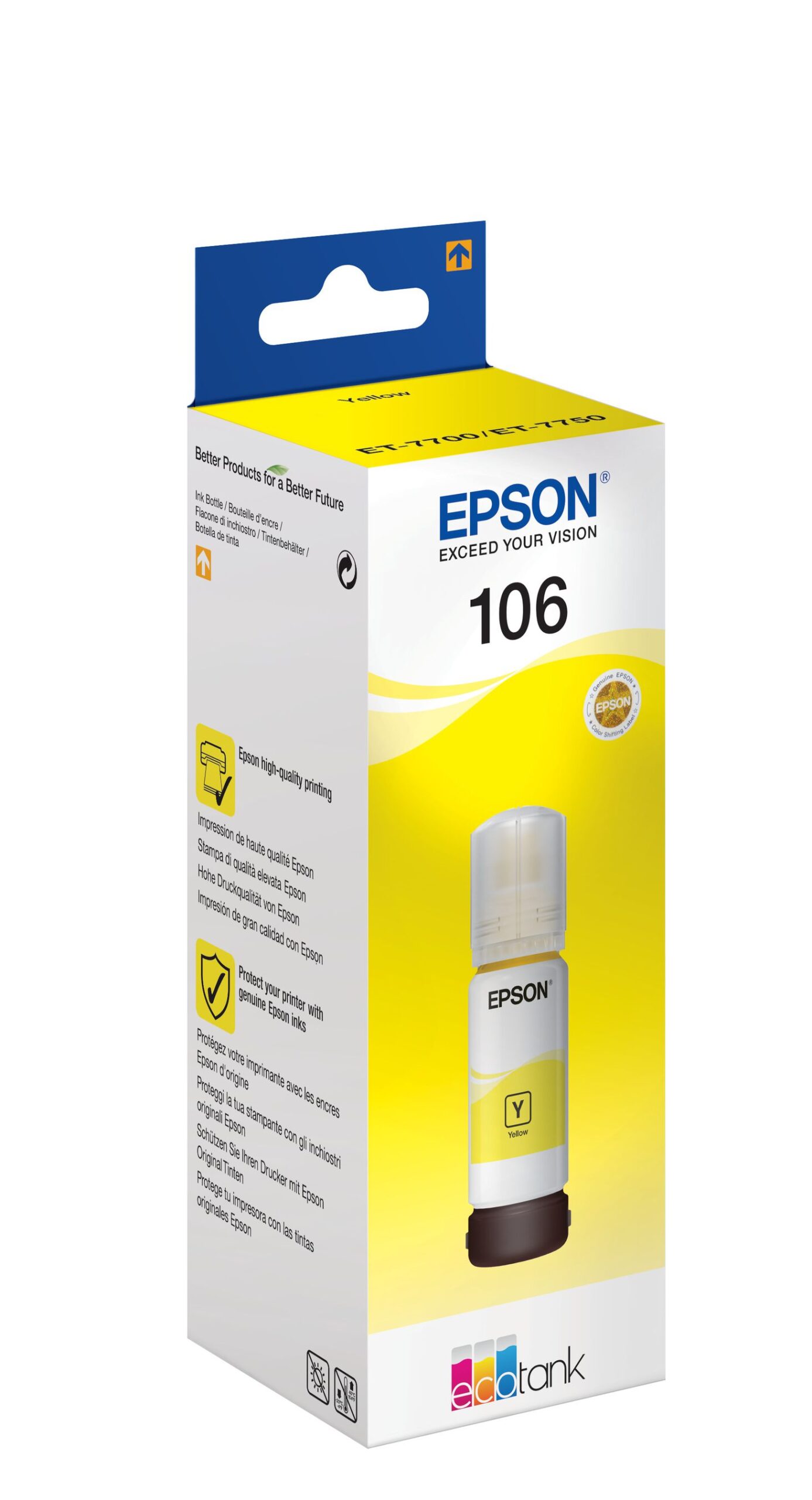 Epson Ink Epson 106 (C13T00R440) originaaltindikassett kollane