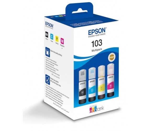 Epson Ink Epson T103 (C13T00S64A) Multipack CMYK originaaltindikassett