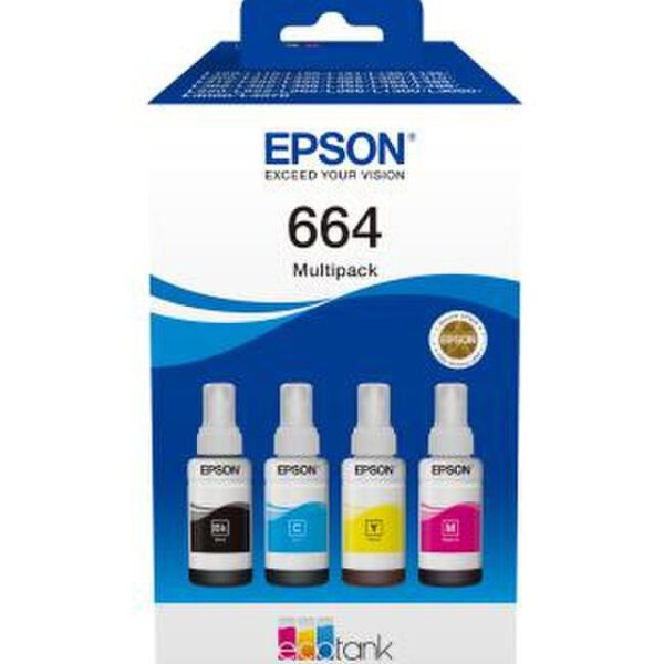Epson Ink Epson T664 (C13T66464A) CMYK originaaltindikassett
