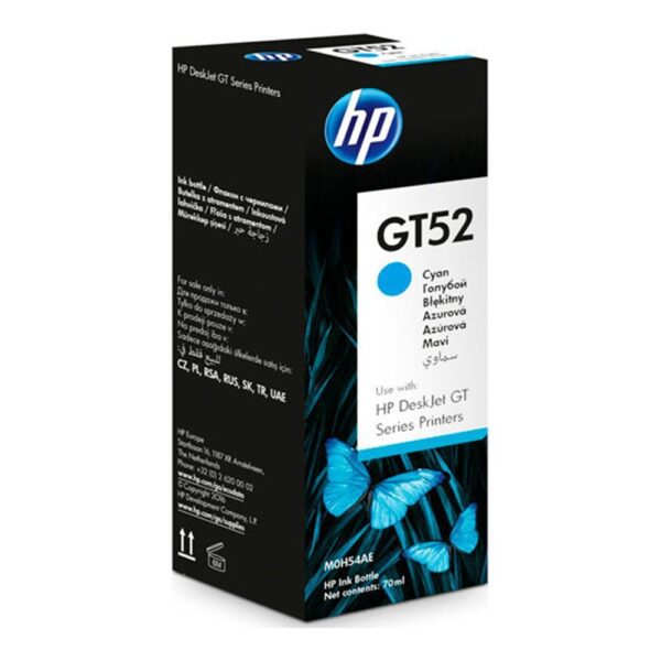 HP Ink HP GT52 (M0H54AE) originaaltindikassett tsüaan