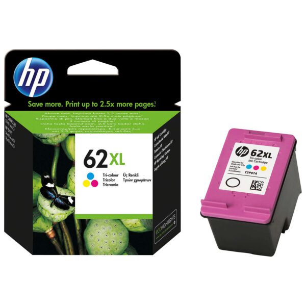 HP Ink cartirdge No.62XL (C2P07AE) originaaltindikassett värviline