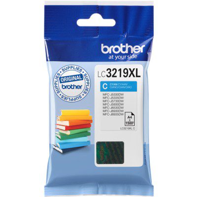 Brother LC3219XL originaaltindikassett tsüaan
