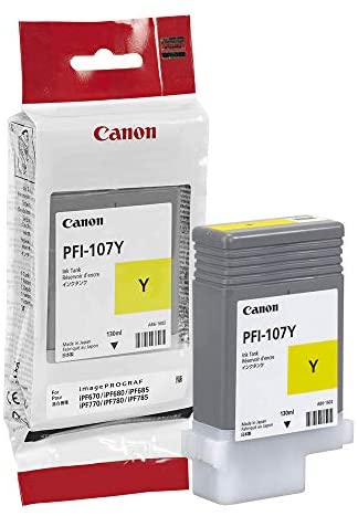 Canon PFI-107Y (6708B001) originaaltindikassett kollane