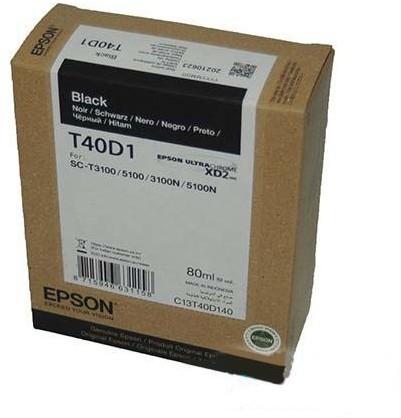 Epson T40D1 originaaltindikassett must