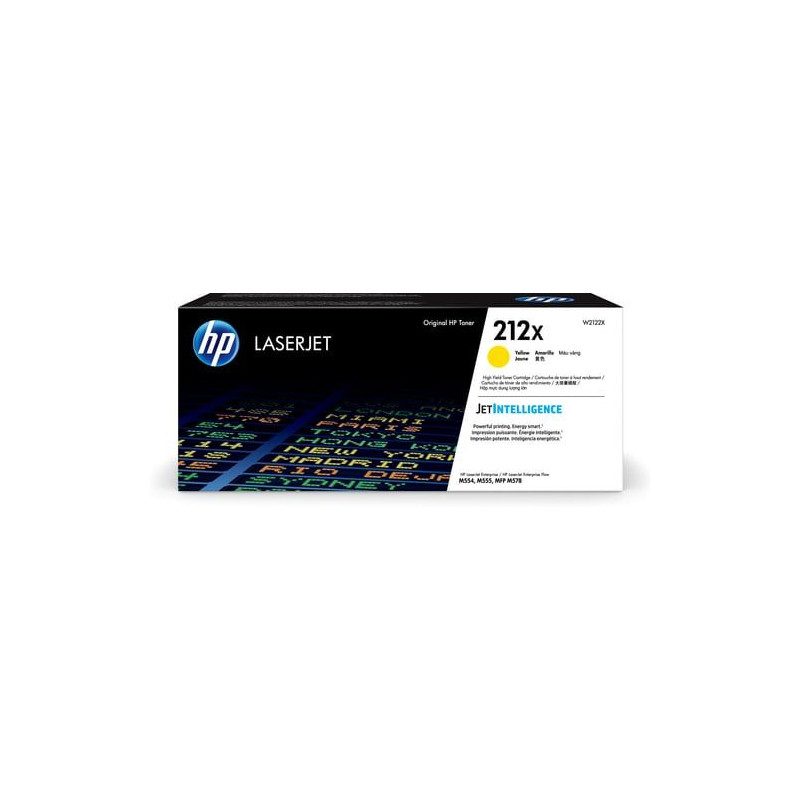 HP No.212X (W2122X) originaaltooner kollane