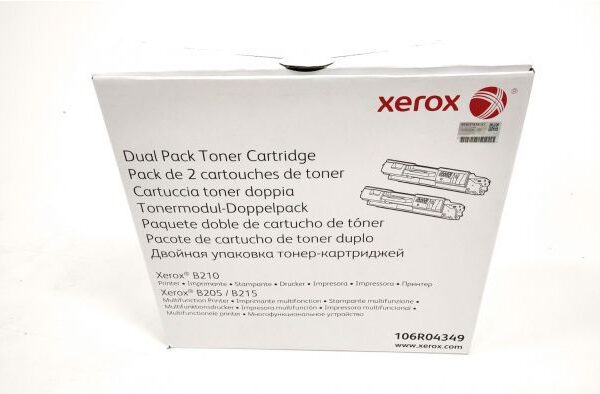 Xerox 106R04349 B205 originaaltooner must