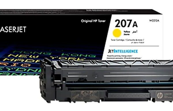 HP No.207A (W2212A) originaaltooner kollane