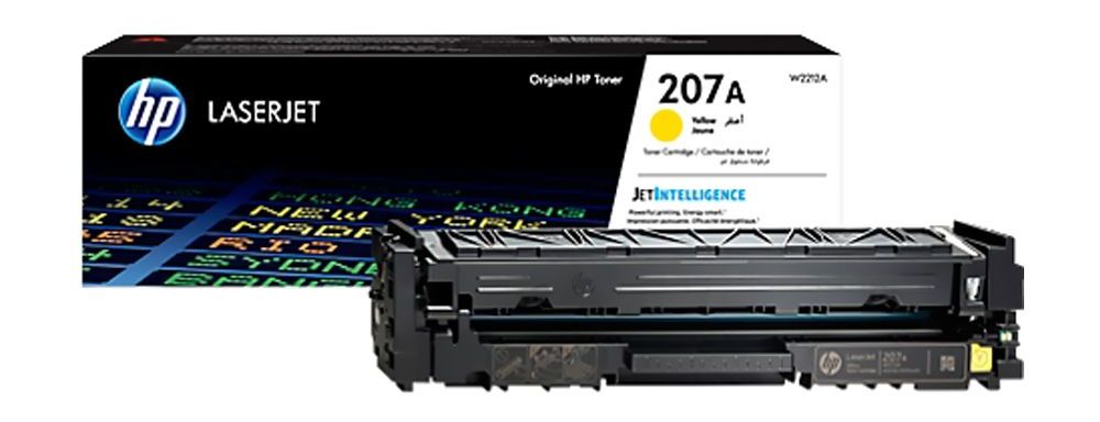 HP No.207A (W2212A) originaaltooner kollane