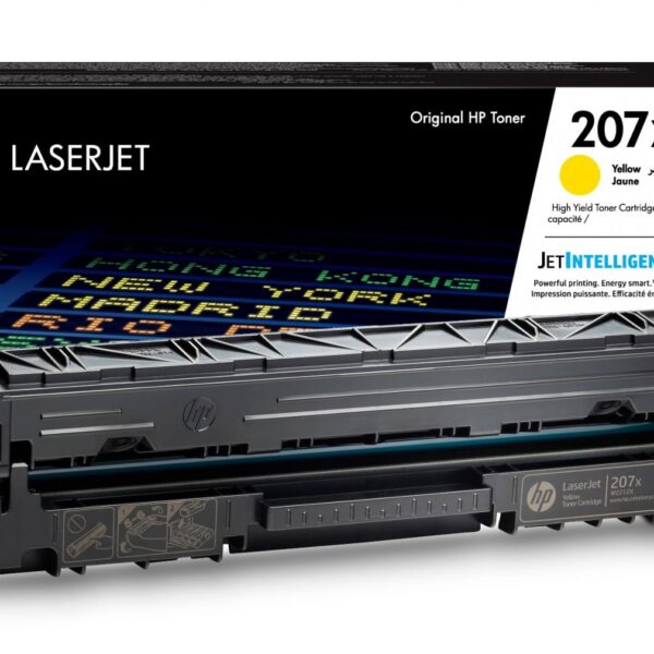 HP No.207X (W2212X) originaaltooner kollane