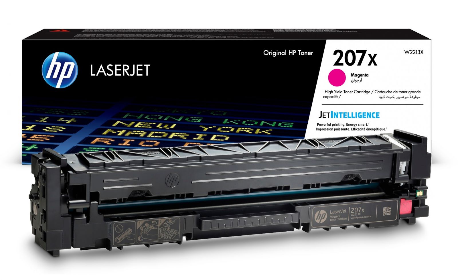 HP No.207X (W2213X) originaaltooner magenta