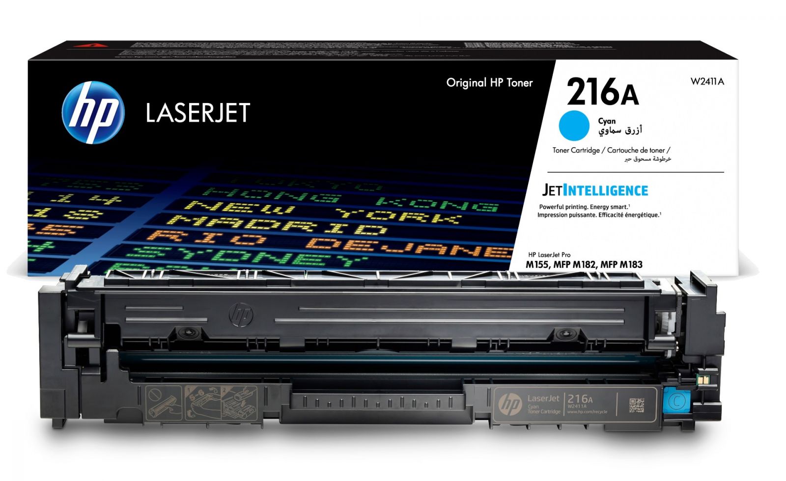 HP No.216A (W2411A) originaaltooner tsüaan