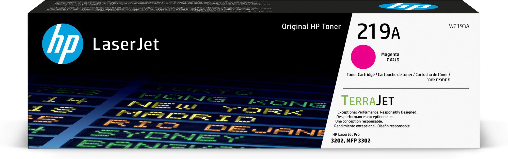HP No.219A (W2193A) originaaltooner magenta
